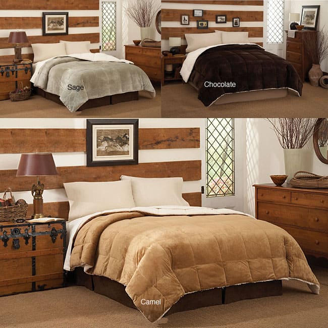 Micro Mink Hypoallergenic Reversible Down Alternative Cozy Comforter