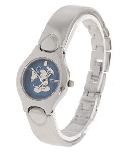 Eco-Drive Blue Dial Mickey Mouse Watch 