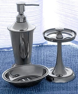 The Beaded Stainless Steel Bath Accessories