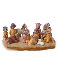 11 Piece Native American Nativity Set (Native American) - Bed Bath ...