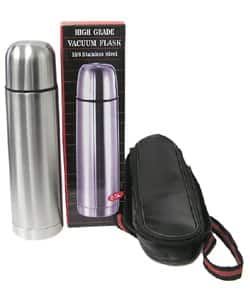 Stainless Steel .5-liter Flask with Case - Bed Bath & Beyond - 1036933