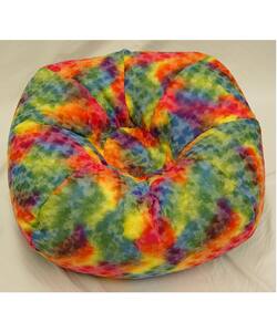 Gold Medal Furry Tie Dye Beanbag Chair 1038184 Furry Tie Dye Beanbag Chair