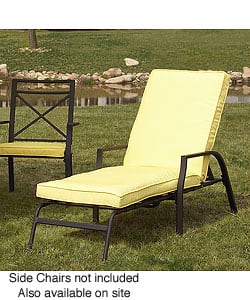 Shop Calabria Black Buttercup Outdoor Lounge Chair Free Shipping