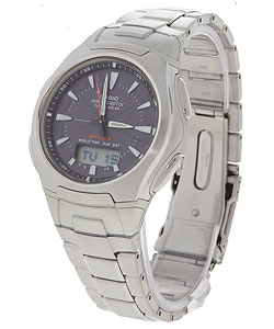 titanium solar atomic watch