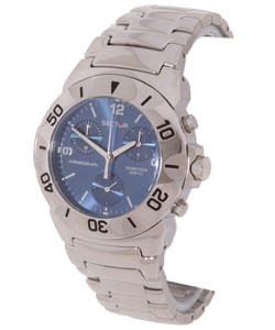 Sector 220 Stainless Chronograph Blue Dial Watch - Overstock - 1137408