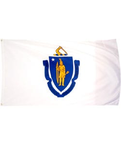 Massachusetts 3x5-ft. Colonial Flag (Polyester) - Bed Bath & Beyond ...