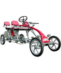 Quad Man Bicycle Customized Double Quad Bike Tandem Bicycle For