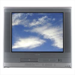 Toshiba Mw27f51 27 Inch Flat Tube Tv Vcr Dvd Player Combo With 4 In 1 Media Card Reader Overstock