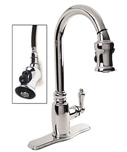 Opulence Pull-Down Chrome Kitchen Faucet Bed Bath Beyond 2032467