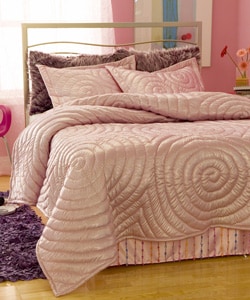 glitter pink comforter set free shipping today glitter pink comforter set free shipping today