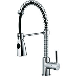 VIGO Modern Pull-out Spiral Kitchen Mixer Faucet