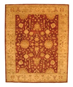 Hand-tufted Wool Rust Agra Rug (8'9 x 11'9) - 9' x 12'