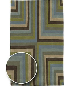 Hand-tufted Rio Wool Rug (5' x 8')
