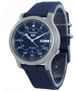 seiko navy blue watch