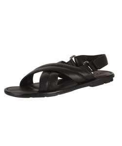 shoes clothing sandal prada criss cross sport leather sandals