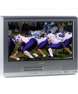 Toshiba 26 Inch Pure Flat Crt Hdtv With Vcr Dvd Refurbished Overstock