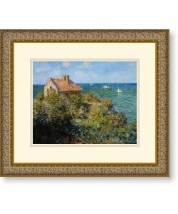 Claude Monet Fisherman's Cottage on the Cliffs at Varengeville, 1882 ...