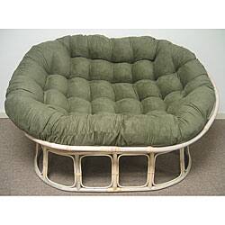 Double Papasan Chair with Microsuede Cushion Bed Bath Beyond
