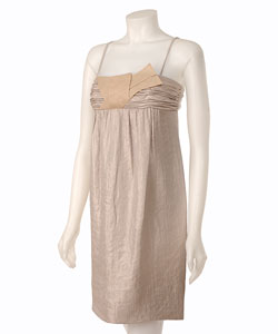 gold babydoll dress