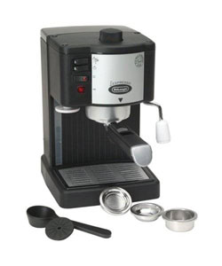 DeLonghi BCO320T Combination Drip Coffee, Cappuccino and Espresso Machine  with Programmable Timer - Black - Bed Bath & Beyond - 10520601