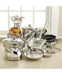 Large Group Of Wolfgang Puck Cafe Collection Pots And Pans #118287