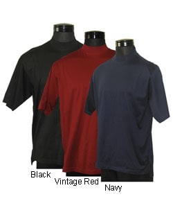 men's mock turtleneck short sleeve