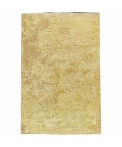 slide 1 of 1, Nourison Hand-tufted Kalahari Beige Wool Rug (3'9 x 5'9) - 3'9" x 5'9"