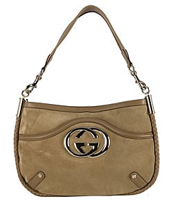 Shop Gucci Light Brown Suede and Leather Brit Hobo Bag - Free Shipping Today - Overstock - 2450437