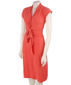 max and cleo wrap dress
