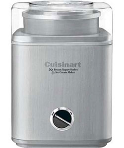 Cuisinart Stainless Steel Ice Cream Maker (Refurbished)