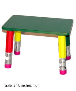 kids pencil table and chairs