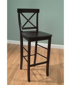 Shop Simple Living Cross Back Bar Stool Free Shipping Today