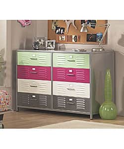 Shop Girl S Locker 8 Drawer Dresser Overstock 2524533