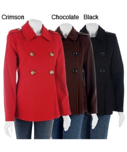 michael kors red peacoat