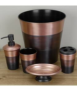 Steeltex Steeltex Sequoia Copper Bath Accessories Set - Bed Bath & Beyond - 2541836