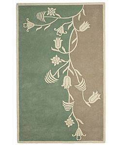 slide 2 of 3, Hand-tufted Tuscan Villa Collection Thomasville Wool Rug (5' x 8')