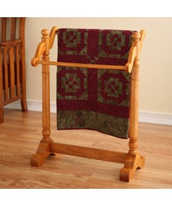 Oak blanket online rack