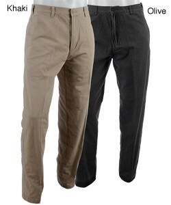 mens lined chino pants