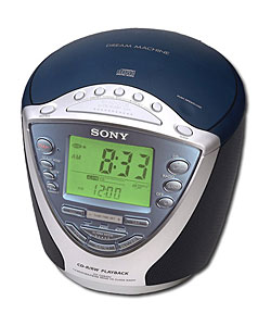 sony cd radio clock