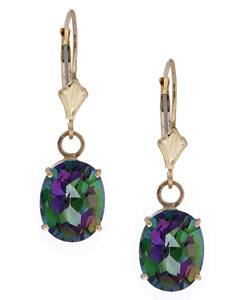 14k Yellow Gold Mystic Fire Topaz Earrings 2602915 14k Yellow Gold Mystic Fire Topaz