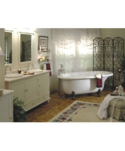 Whirlpool clawfoot outlet bathtub