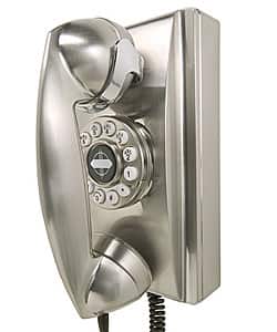 Shop Crosley 302 Silver Wall Phone Free Shipping Today