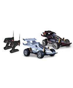 all terrain cyclone red remote control car