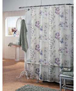 Wisteria Fabric Shower Curtain