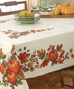 Bountiful Harvest Tablecloth and 6 Napkin Set - Bed Bath & Beyond - 2683202