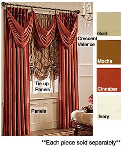 Opulence 22 Inch Crescent Window Valance Bed Bath Beyond 2688696   P10882109x 