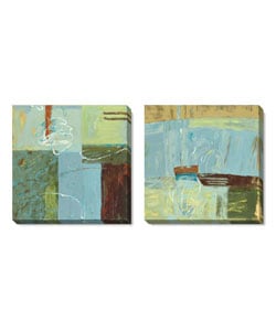 Gallery Direct Afternoon Meadow Series Gallery-wrapped Canvas Set ...