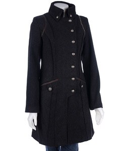 Coffee Shop Single-breasted Military Coat - 11029606 - Overstock.com ...