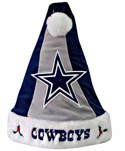 dallas cowboy santa hat