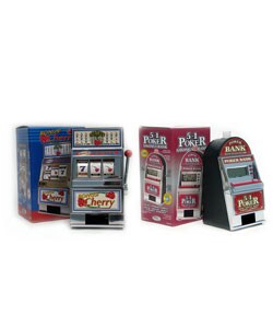 Cherry Bonus Mini Slot Machine & Bank